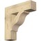 Ekena Millwork Funston Block Rough Sawn Bracket, Douglas Fir, 6"W x 24"D x 24"H BKT06X24X24FST05RDF - alternate 1